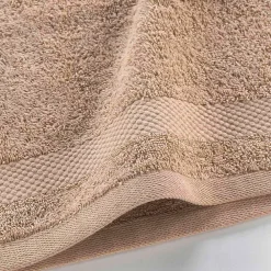 Serviette De Toilette|Eden Serviette de toilette invite 30 x 50 cm Elegante noisette