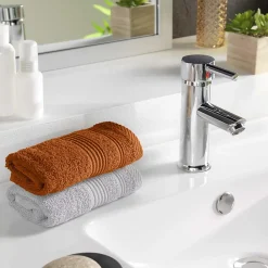 Eden Serviette de toilette invite 30 x 50 cm Tendresse caramel