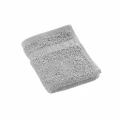 Serviette De Toilette|Eden Serviette de toilette invite 30 x 50 cm Elegante gris perle