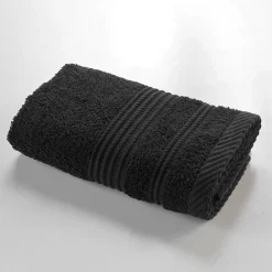 Serviette De Toilette|Eden Serviette de toilette invite 30 x 50 cm Tendresse noir