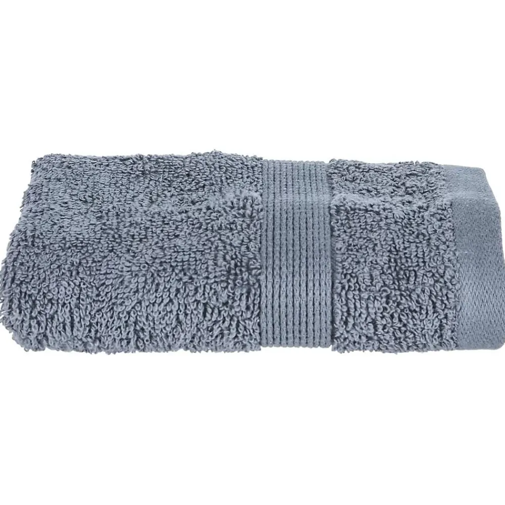 Serviette De Toilette|Eden Serviette de toilette invite 30 x 50 cm Couleur moderne gris fonce