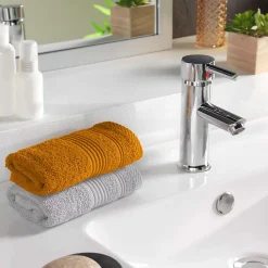 Eden Serviette de toilette invite 30 x 50 cm Tendresse curry