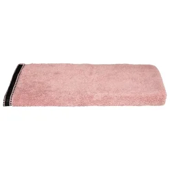 Serviette De Toilette|Atmosphera Créateur D'Intérieur Serviette de toilette Joia - coton 550 gr/m² - rose 50x90 cm - Atmosphera