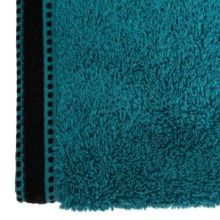 Atmosphera Créateur D'Intérieur Serviette de toilette Joia - coton 550 gr/m² - bleu canard 50x90 cm - Atmosphera