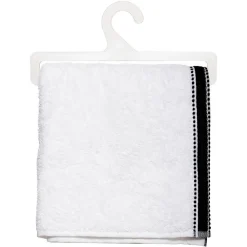 Atmosphera Créateur D'Intérieur Serviette de toilette Joia - coton 550 gr/m² - blanc 50x90 cm - Atmosphera