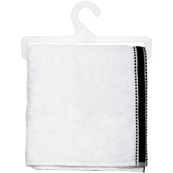 Atmosphera Créateur D'Intérieur Serviette de toilette Joia - coton 550 gr/m² - blanc 50x90 cm - Atmosphera