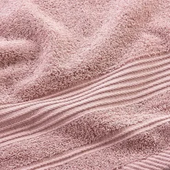 Douceur D'Intérieur Serviette de Toilette 50x90 cm 100% Coton Rose