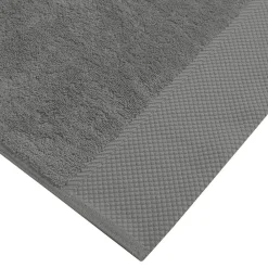 Sensei Maison Serviette de toilette Zéro Twist 560 g/m² Anthracite 50x100 cm SENSOFT