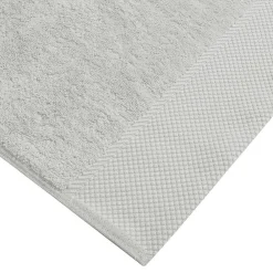 Sensei Maison Serviette de toilette Zéro Twist 560 g/m² Gris Perle 50x100 cm SENSOFT