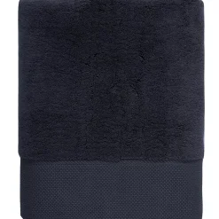 Sensei Maison Serviette de toilette Zéro Twist 560 g/m² Bleu Nuit 50x100 cm SENSOFT