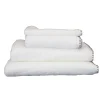 Sud Etoff Serviette Grand Hotel surpiqure noire (30x50 cm - Blanc)