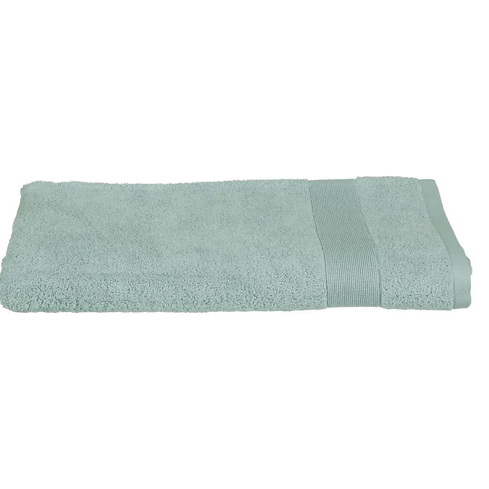 Atmosphera Créateur D'Intérieur Serviette invité Essentiel - coton 450 gr/m² - bleu givre 30x50 cm - Atmosphera