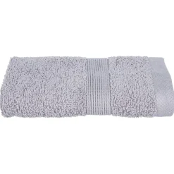Serviette De Toilette|Atmosphera Créateur D'Intérieur Serviette invité Essentiel - coton 450 gr/m² - gris taupe 30x50 cm - Atmosphera