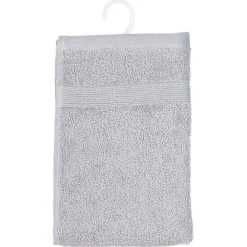 Serviette De Toilette|Atmosphera Créateur D'Intérieur Serviette invité Essentiel - coton 450 gr/m² - gris taupe 30x50 cm - Atmosphera
