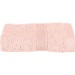 Serviette De Toilette|Atmosphera Créateur D'Intérieur Serviette invité Essentiel - coton 450 gr/m² - rose 30x50 cm - Atmosphera
