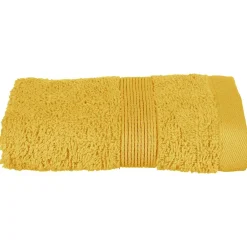 Atmosphera Créateur D'Intérieur Serviette invité Essentiel - coton 450 gr/m² - jaune moutarde 30x50 cm - Atmosphera