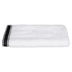 Atmosphera Créateur D'Intérieur Serviette invité Joia - coton 550 gr/m² - blanc 30x50 cm - Atmosphera