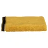 Atmosphera Créateur D'Intérieur Serviette invité Joia - coton 550 gr/m² - jaune moutarde 30x50 cm - Atmosphera