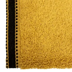 Atmosphera Créateur D'Intérieur Serviette invité Joia - coton 550 gr/m² - jaune moutarde 30x50 cm - Atmosphera