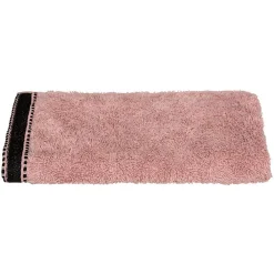 Serviette De Toilette|Atmosphera Créateur D'Intérieur Serviette invité Joia - coton 550 gr/m² - rose 30x50 cm - Atmosphera