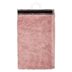 Serviette De Toilette|Atmosphera Créateur D'Intérieur Serviette invité Joia - coton 550 gr/m² - rose 30x50 cm - Atmosphera