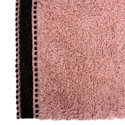 Serviette De Toilette|Atmosphera Créateur D'Intérieur Serviette invité Joia - coton 550 gr/m² - rose 30x50 cm - Atmosphera