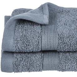 Eden Serviette ou drap de bain 100 x 150 cm Couleur moderne gris fonce