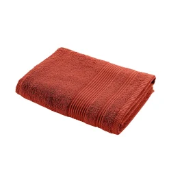 Serviette De Toilette|Eden Serviette ou drap de douche 70 x 130 cm Tendresse marsala
