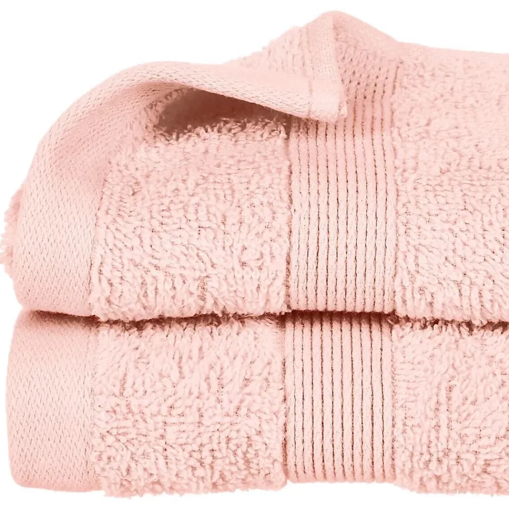Serviette De Toilette|Eden Serviette ou drap de douche 70 x 130 cm Couleur moderne rose