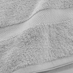 Serviette De Toilette|Eden Serviette ou drap de douche 70 x 130 cm Elegante gris perle