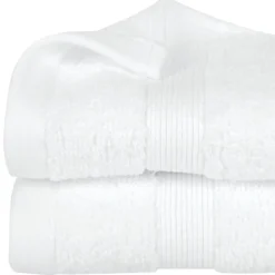Serviette De Toilette|Eden Serviette ou drap de douche 70 x 130 cm Couleur moderne blanc
