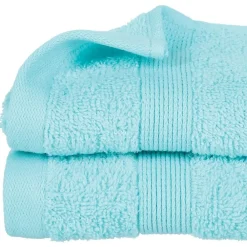 Serviette De Toilette|Eden Serviette ou drap de douche 70 x 130 cm Couleur moderne aqua