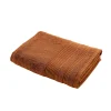 Serviette De Toilette|Eden Serviette ou drap de douche 70 x 130 cm Tendresse caramel