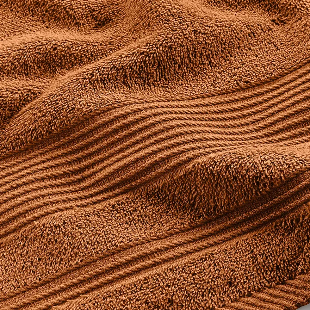 Serviette De Toilette|Eden Serviette ou drap de douche 70 x 130 cm Tendresse caramel