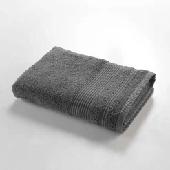Eden Serviette ou drap de douche 70 x 130 cm Tendresse anthracite
