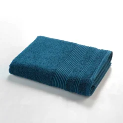 Serviette De Toilette|Eden Serviette ou drap de douche 70 x 130 cm Tendresse bleu saphir