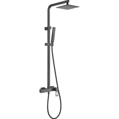 Colonne De Douche Mécanique|Imex Products Set colonne de douche noire mate en acier et laiton mitigeur monocommande
