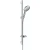 Hansgrohe Set de douche 150 3jet avec barre Unica'S puro 90 cm et porte-savon chromé Raindance Select S