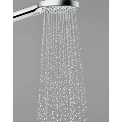 Hansgrohe Set de douche 120 3jet PowderRain avec barre Unica'S puro 90 cm et porte-savon chromé Raindance Select