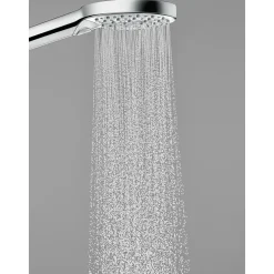 Hansgrohe Set de douche 120 3jet PowderRain avec barre Unica'S puro 90 cm et porte-savon chromé Raindance Select