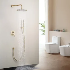 Lomazoo Set de douche encastré Solara doré