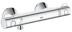 Colonne De Douche Sans Robinetterie|Grohe Set de douche Mitigeur thermostatique Grohtherm 800 + Douchette stick 1 jet Euphoria Cosmopolitan, Chrome (34558000-Euphoria)