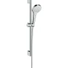 Colonne De Douche Sans Robinetterie|Hansgrohe Set de douche Vario EcoSmart avec barre Unica'Croma 65 cm blanc/chromé Croma Select 26563400