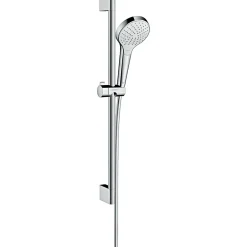 Colonne De Douche Sans Robinetterie|Hansgrohe Set de douche Vario EcoSmart avec barre Unica'Croma 65 cm blanc/chromé Croma Select 26563400