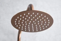 Colonne De Douche Encastrable|Imex Products Set douche mitigeur monocommande or rose acier et laiton finition PVD