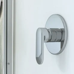 Robinet De Douche|Kiamami Valentina Set Extérieur Plaque + Levier Monocommande Pour Encastrer La Douche Amalfi