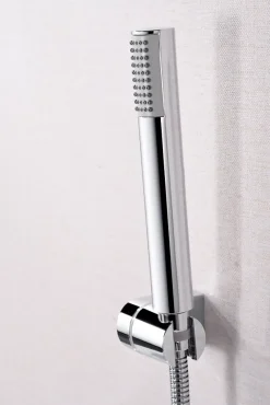 Robinet De Baignoire|Imex Products Set vascadoccia cromo en laiton et zama avec douchette ronde et flexible PVC 180 cm