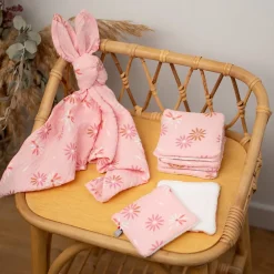 Serviette De Toilette|Sevira Kids Lingettes bébé lavables 8 pièces Rosella