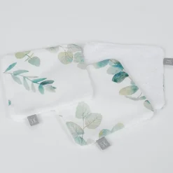 Serviette De Toilette|Sevira Kids Lingettes bébé lavables 8 pièces Eucalyptus