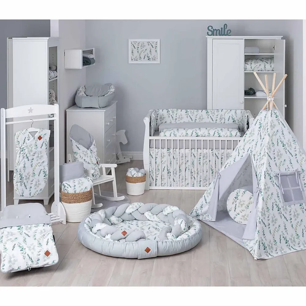 Serviette De Toilette|Sevira Kids Lingettes bébé lavables 8 pièces Eucalyptus